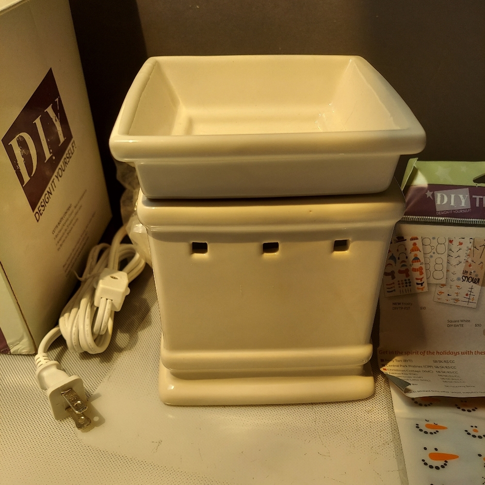 Scentsy warmer xmas decals nib